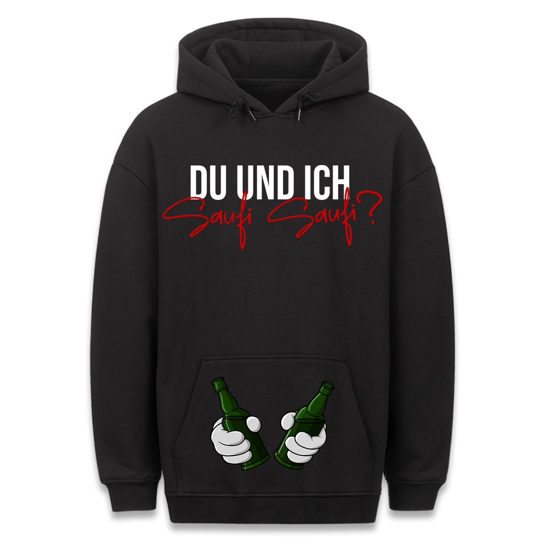 Saufi Saufi? - Hoodie Bauchtaschendruck