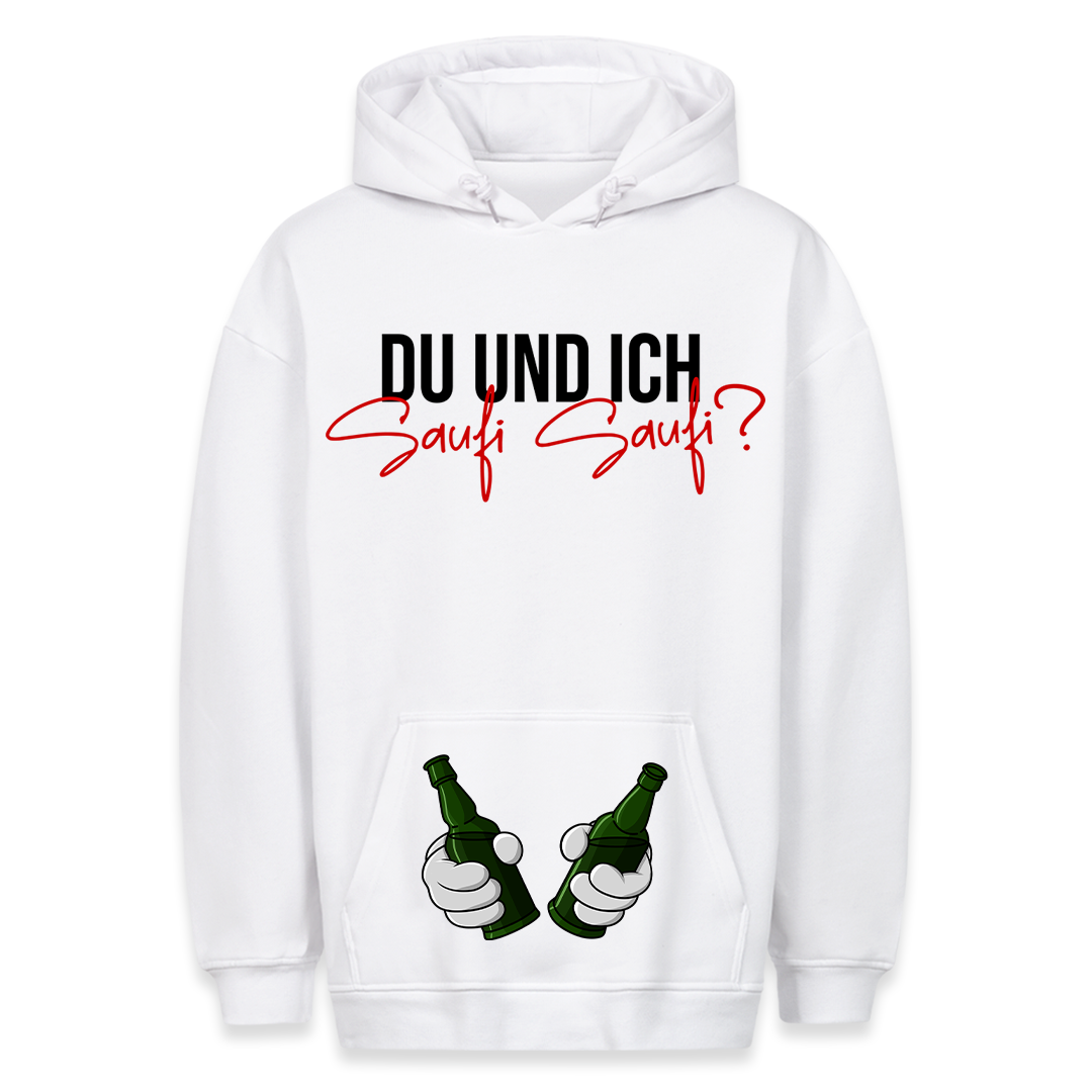 Saufi Saufi? - Hoodie Bauchtaschendruck