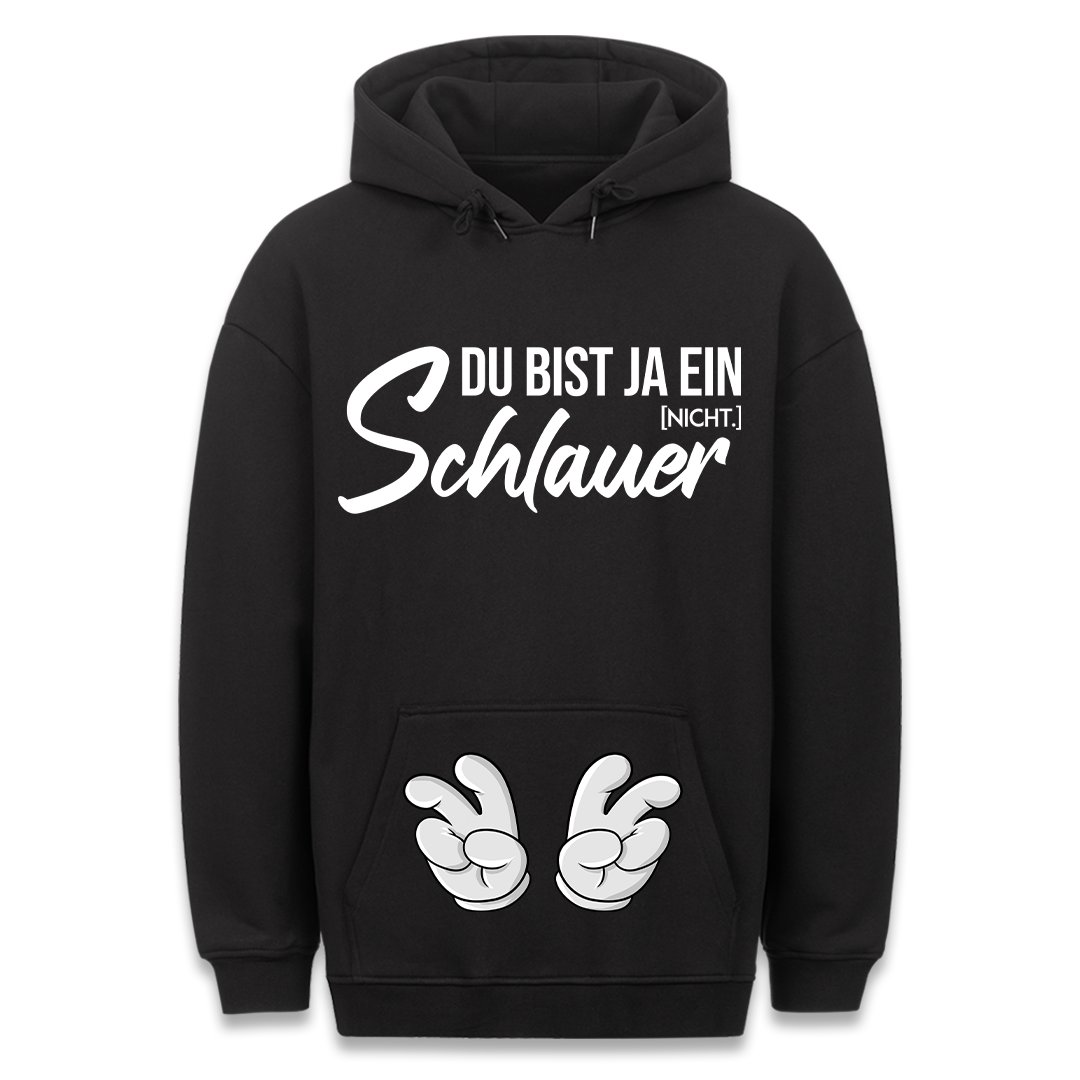 (kein) Schlauer - Hoodie Bauchtaschendruck