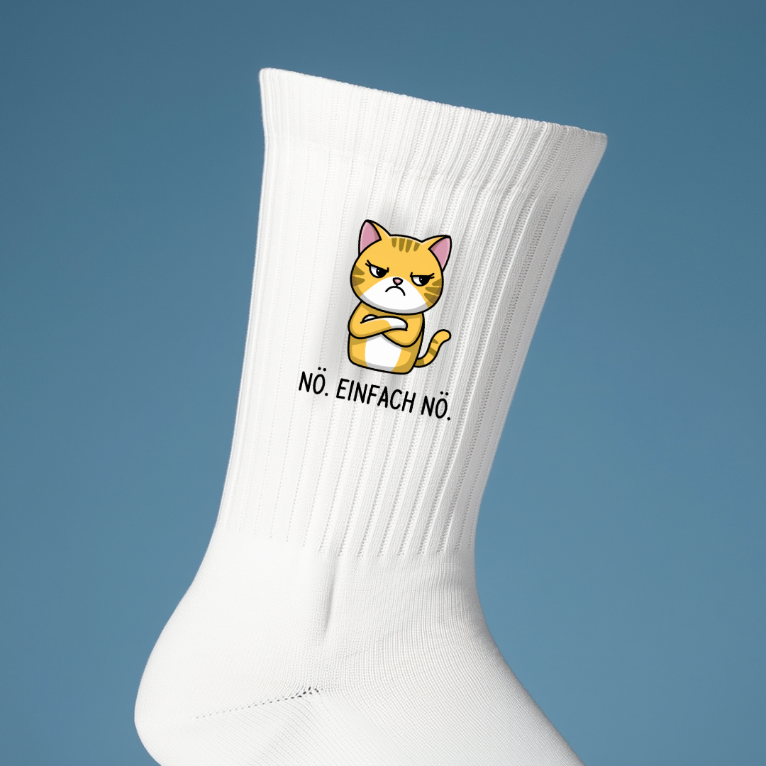 Einfach Nö Katze - Socken