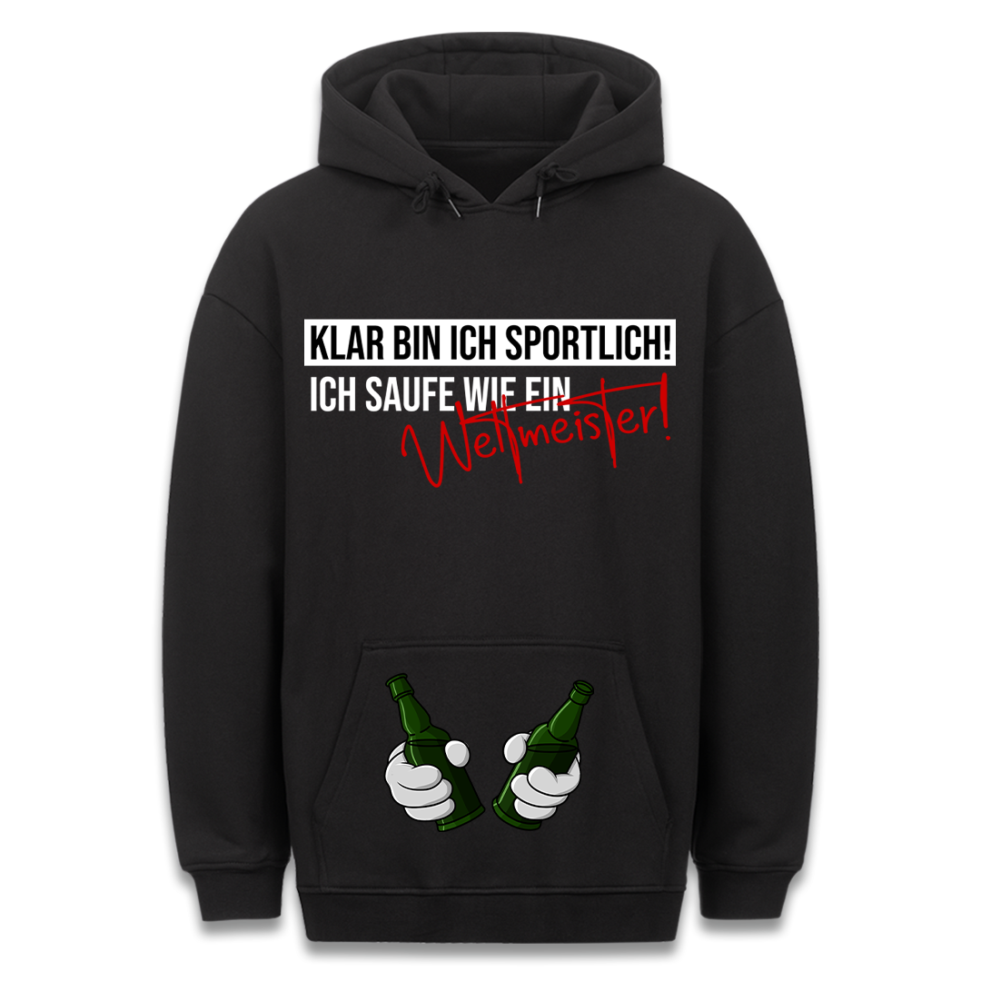 Weltmeister - Hoodie bauchtaschendruck