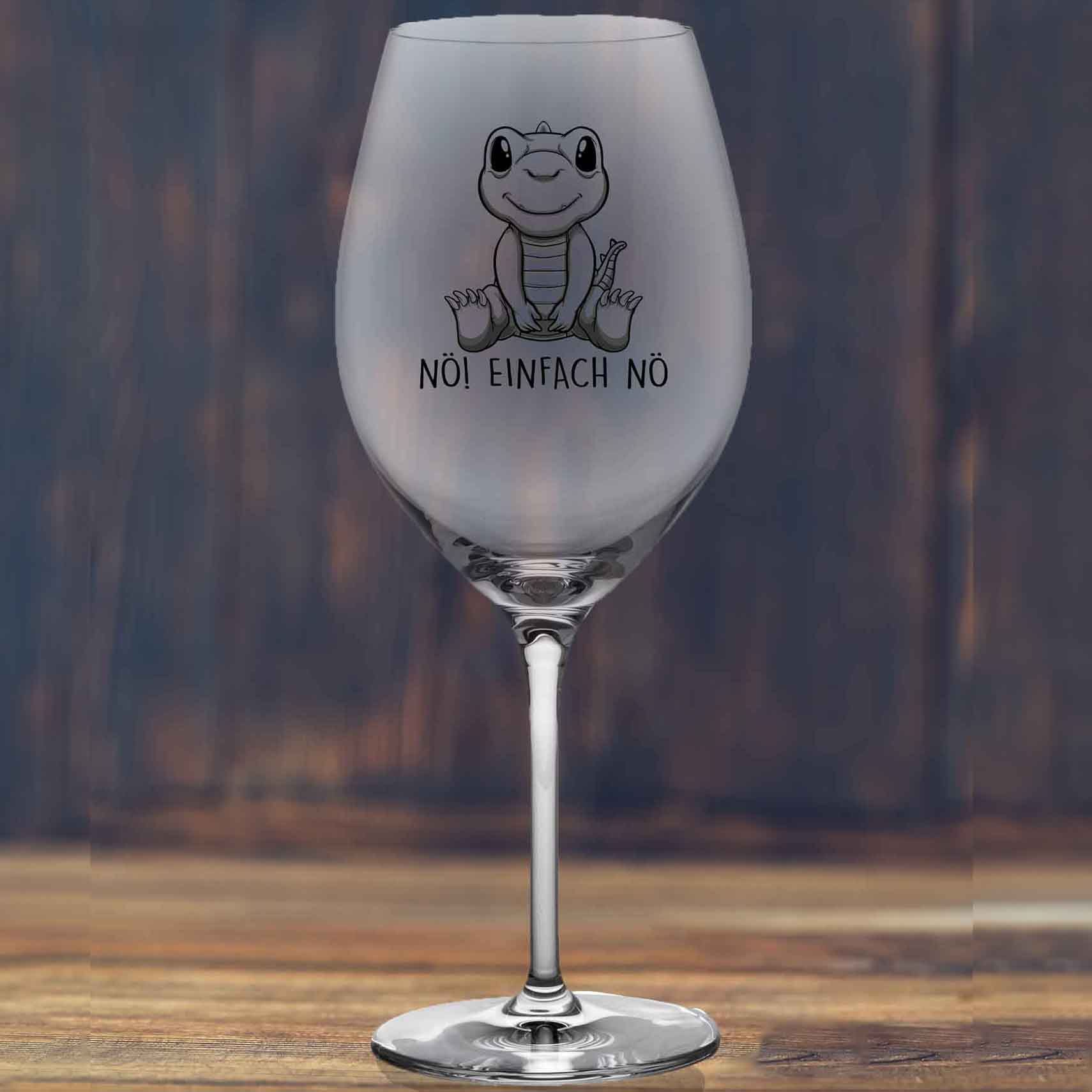 Nö! Dinosaurier - Weinglas