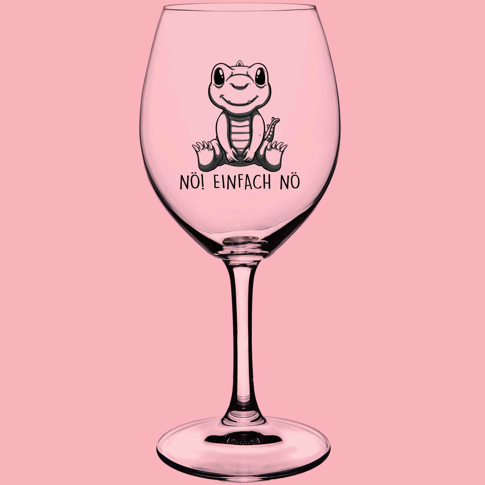 Nö! Dinosaurier - Weinglas