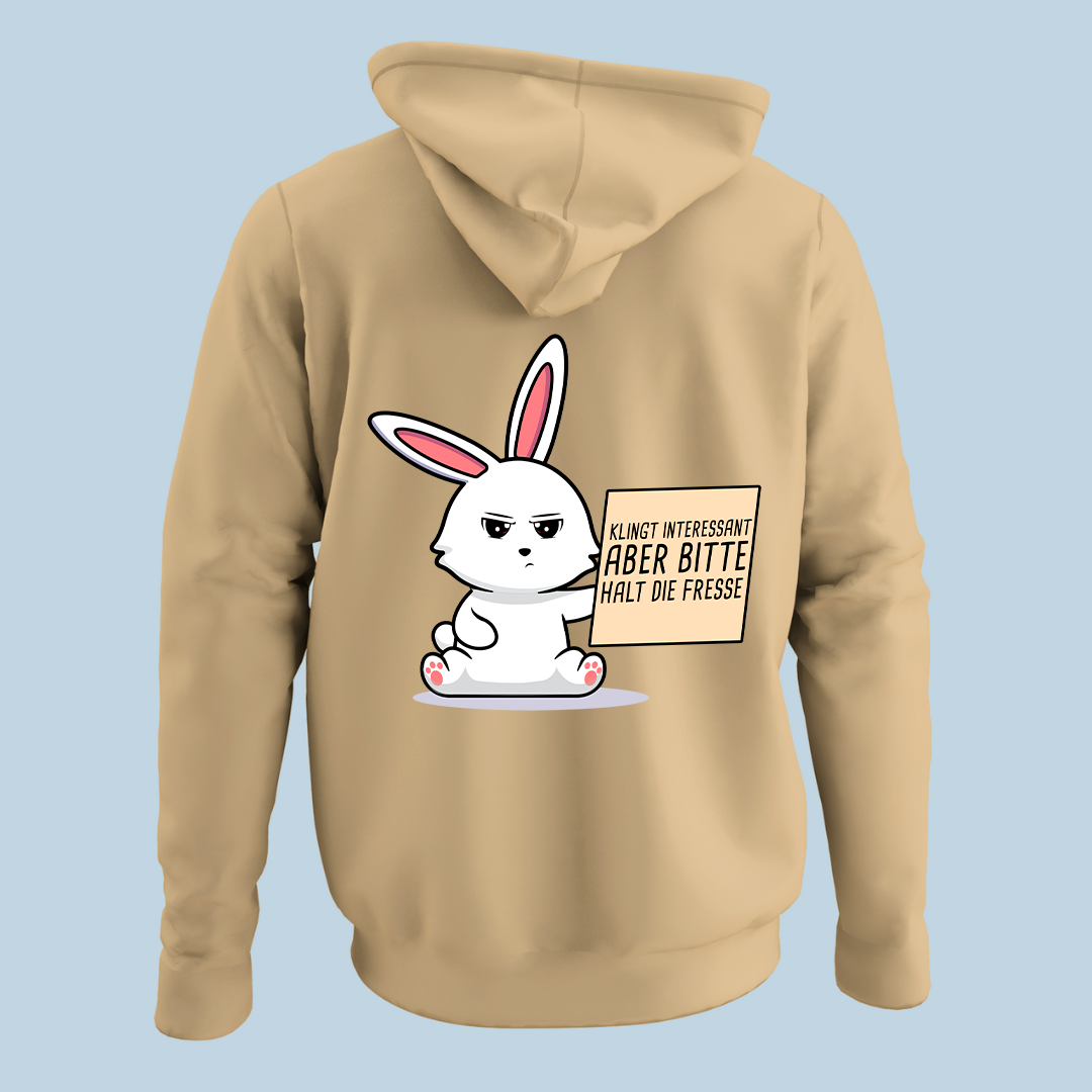 Halt die Fresse Hase Hoodie