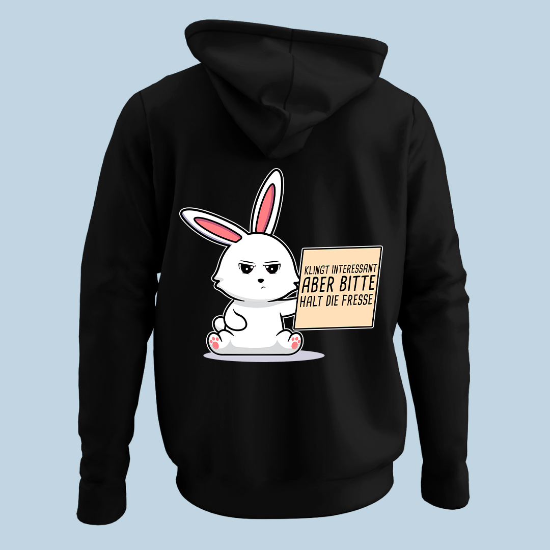 Halt die Fresse Hase Hoodie