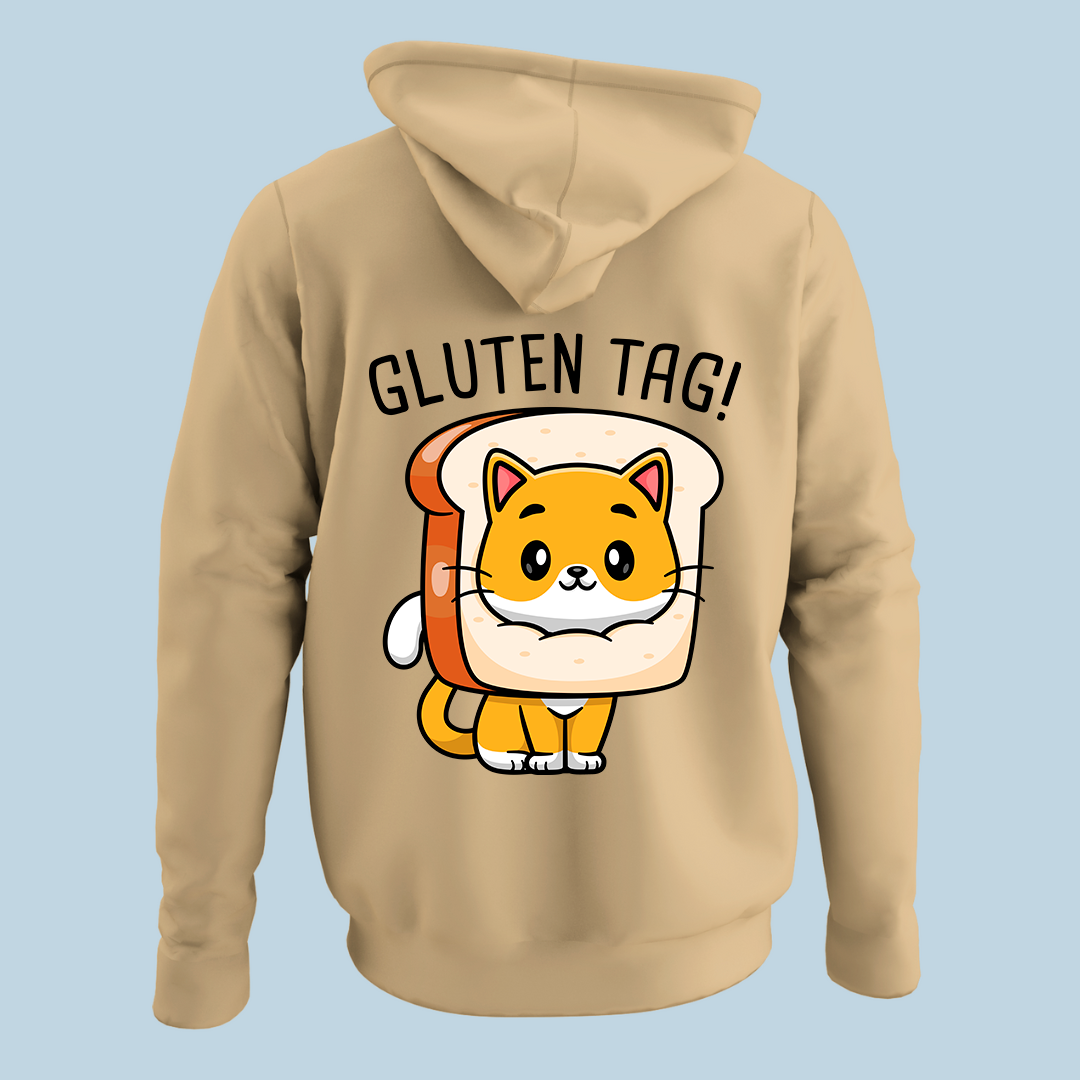 Gluten Tag - Hoodie Unisex Rückendruck