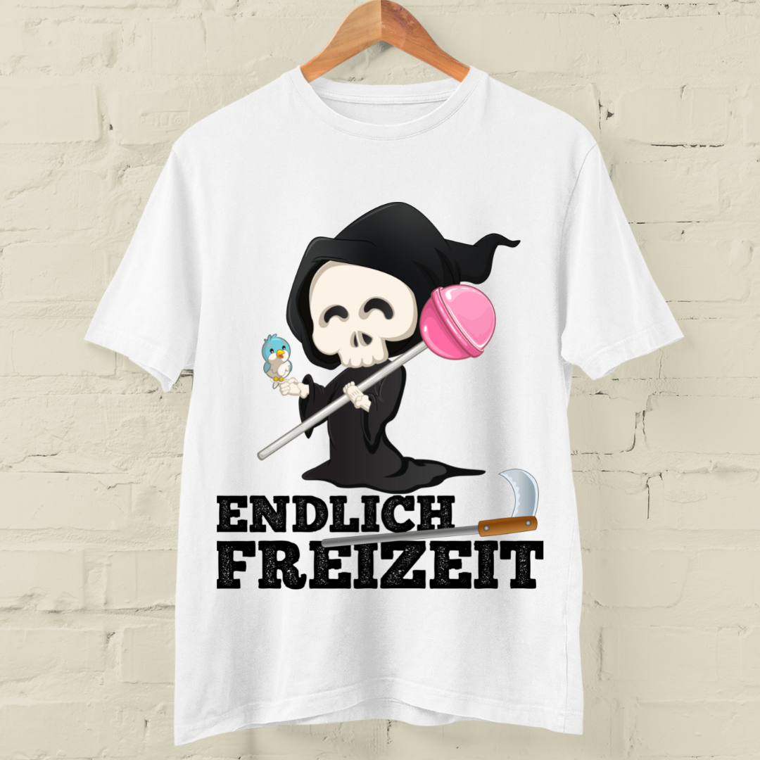 Freizeit Sensenmann - Shirt Unisex