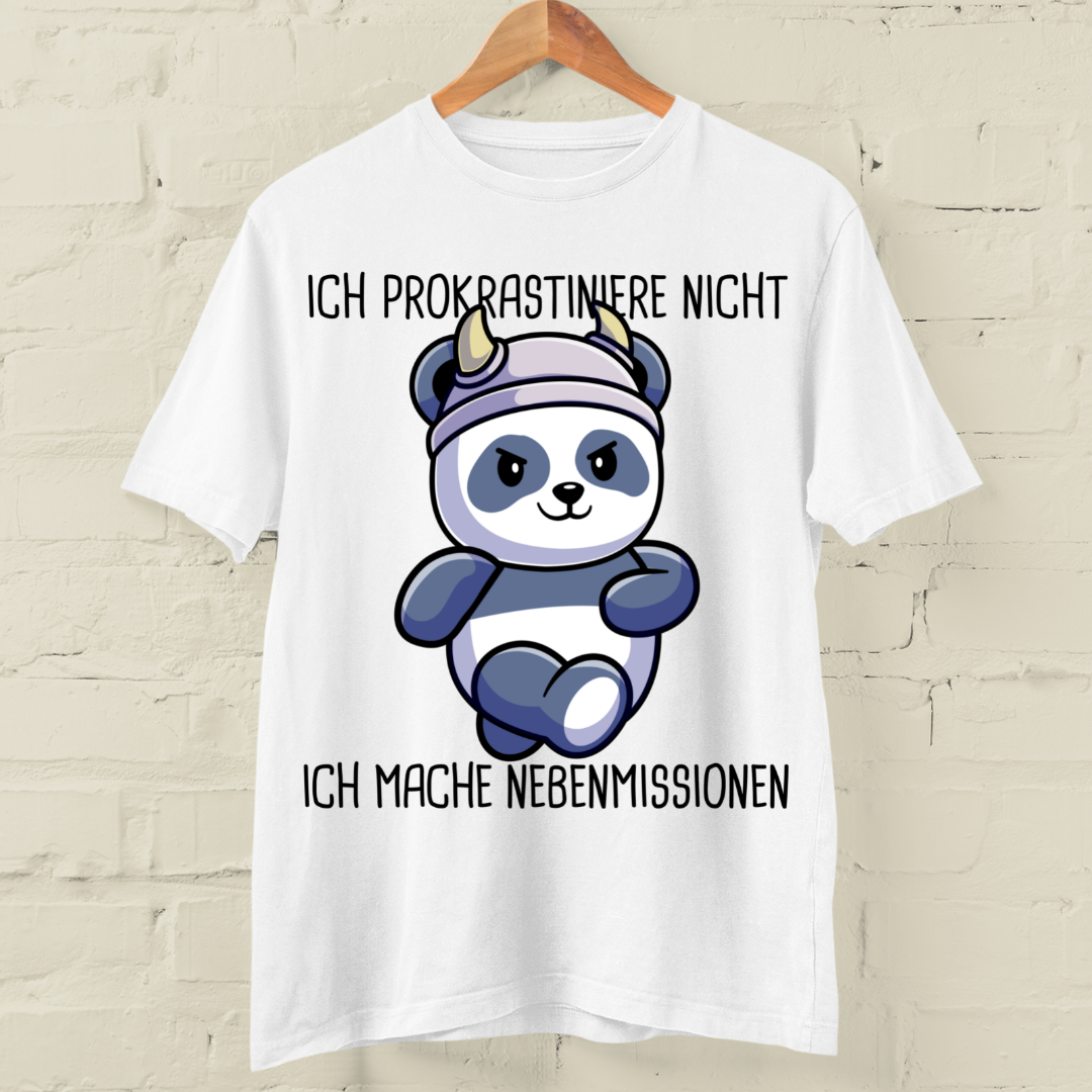 Nebenmissionen Panda - Shirt Unisex