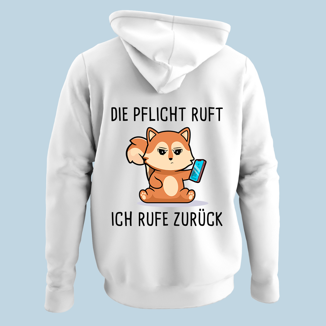 Pflicht ruft Eichhörnchen Hoodie