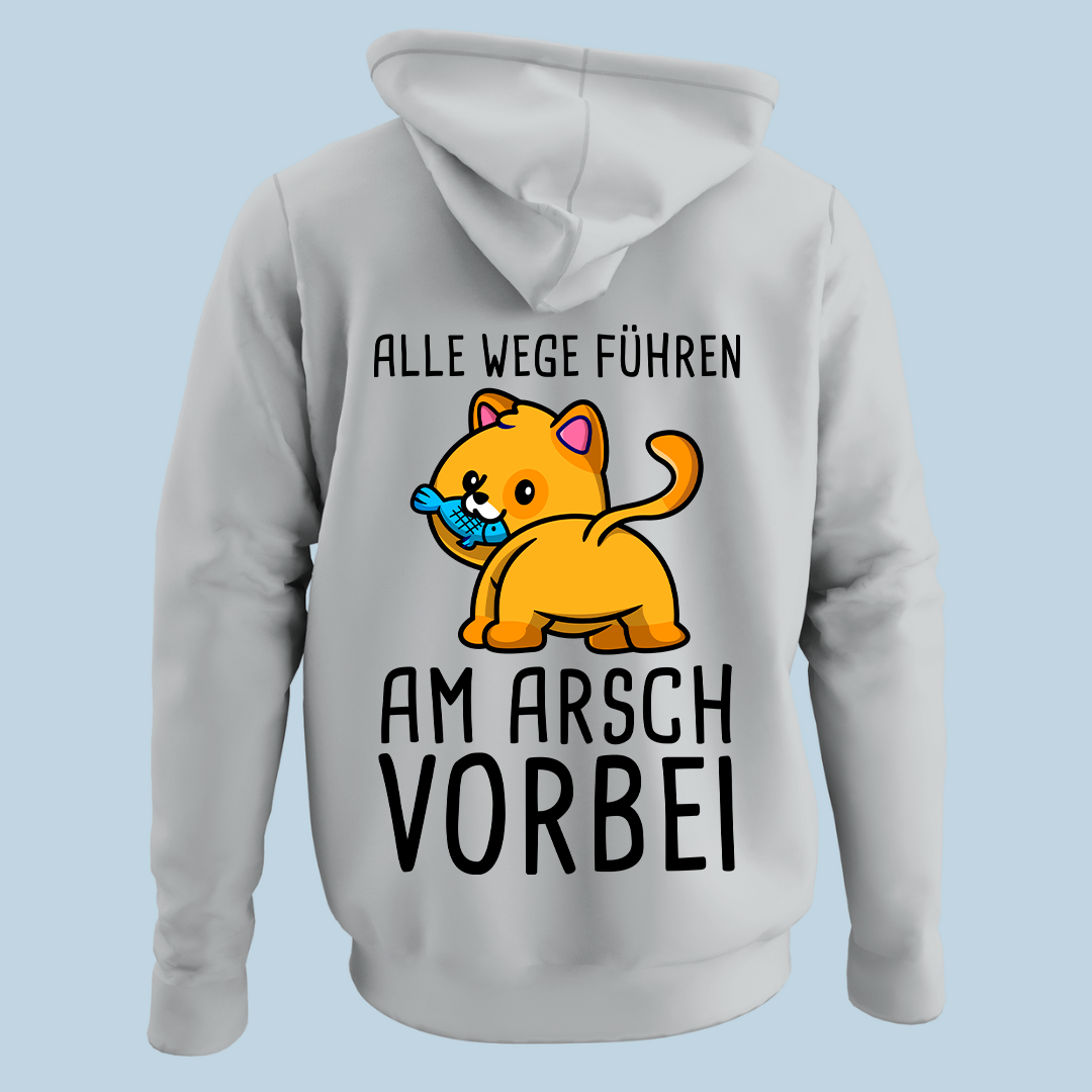 Alle Wege - Hoodie Unisex Rückendruck