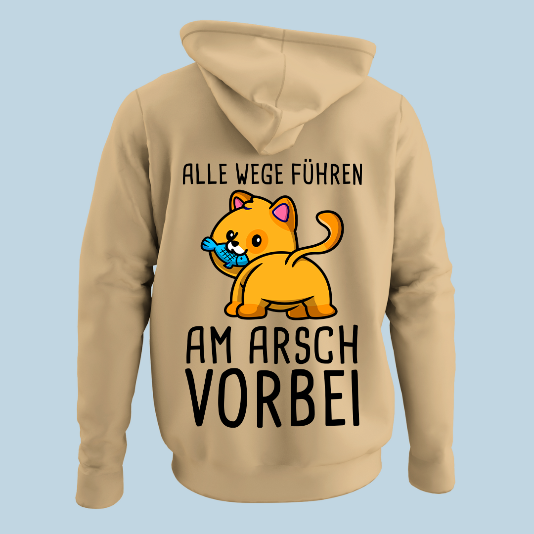 Alle Wege - Hoodie Unisex Rückendruck