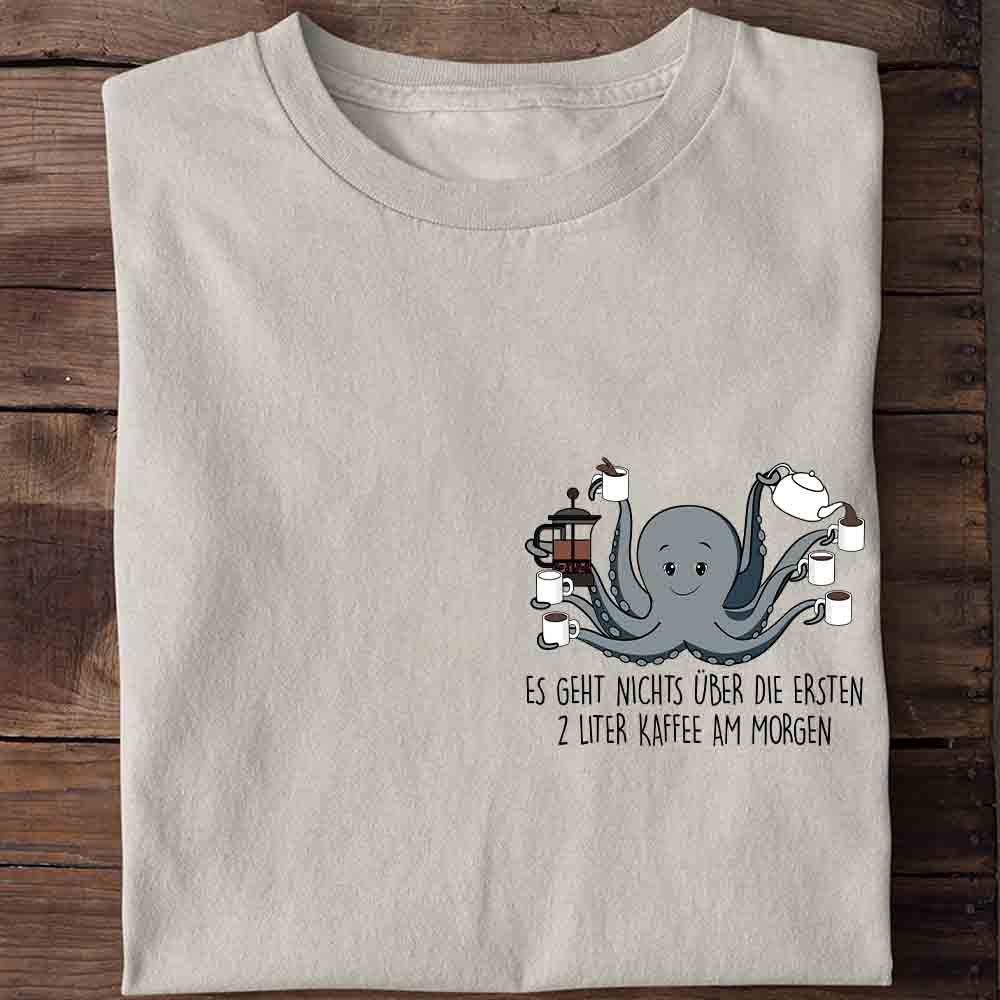 2 Liter Oktopus Brust - Shirt Unisex