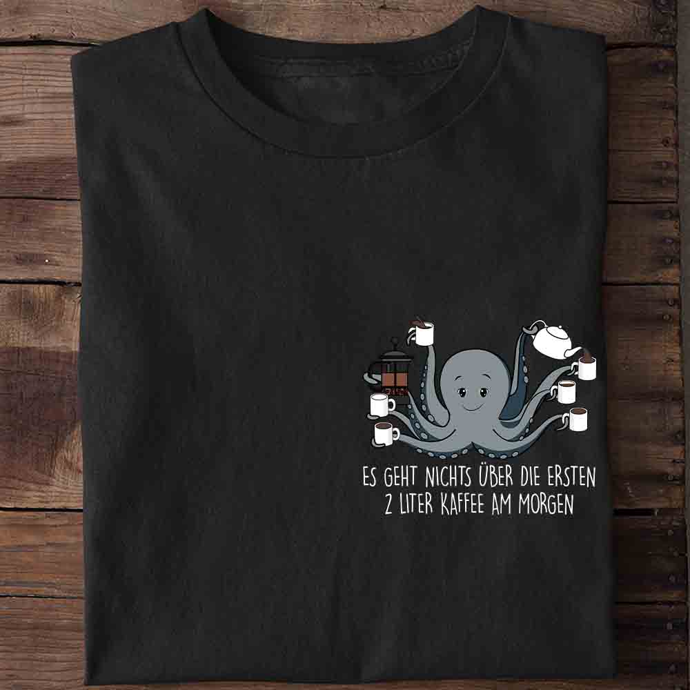 2 Liter Oktopus Brust - Shirt Unisex