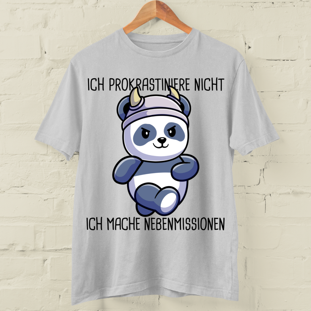 Nebenmissionen Panda - Shirt Unisex
