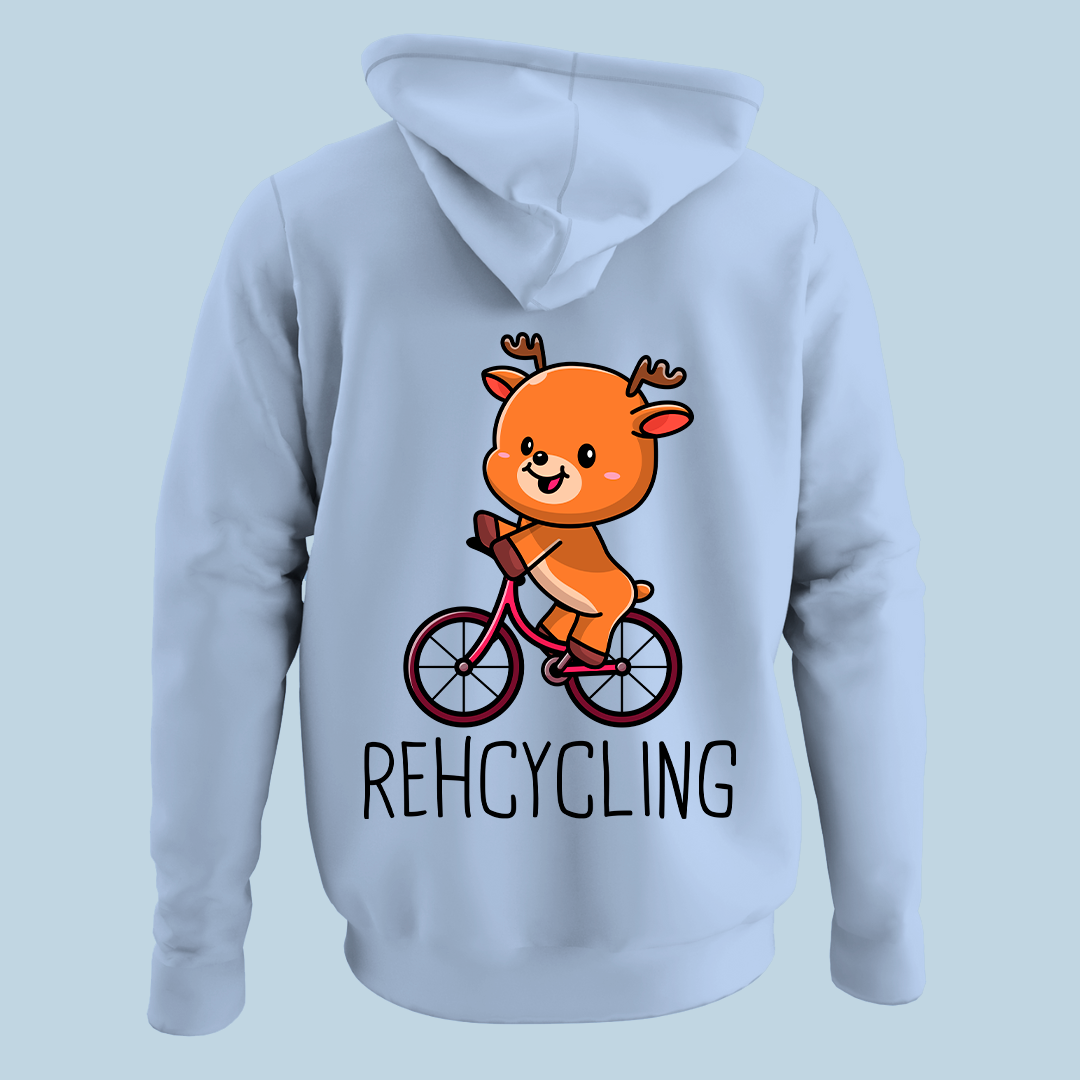 Rehcycling - Hoodie Unisex Rückendruck