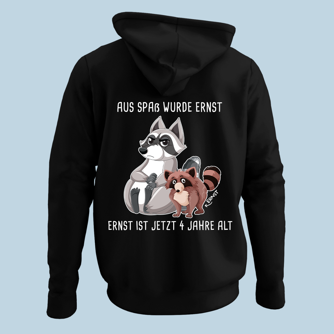 Waschbär Ernst Hoodie