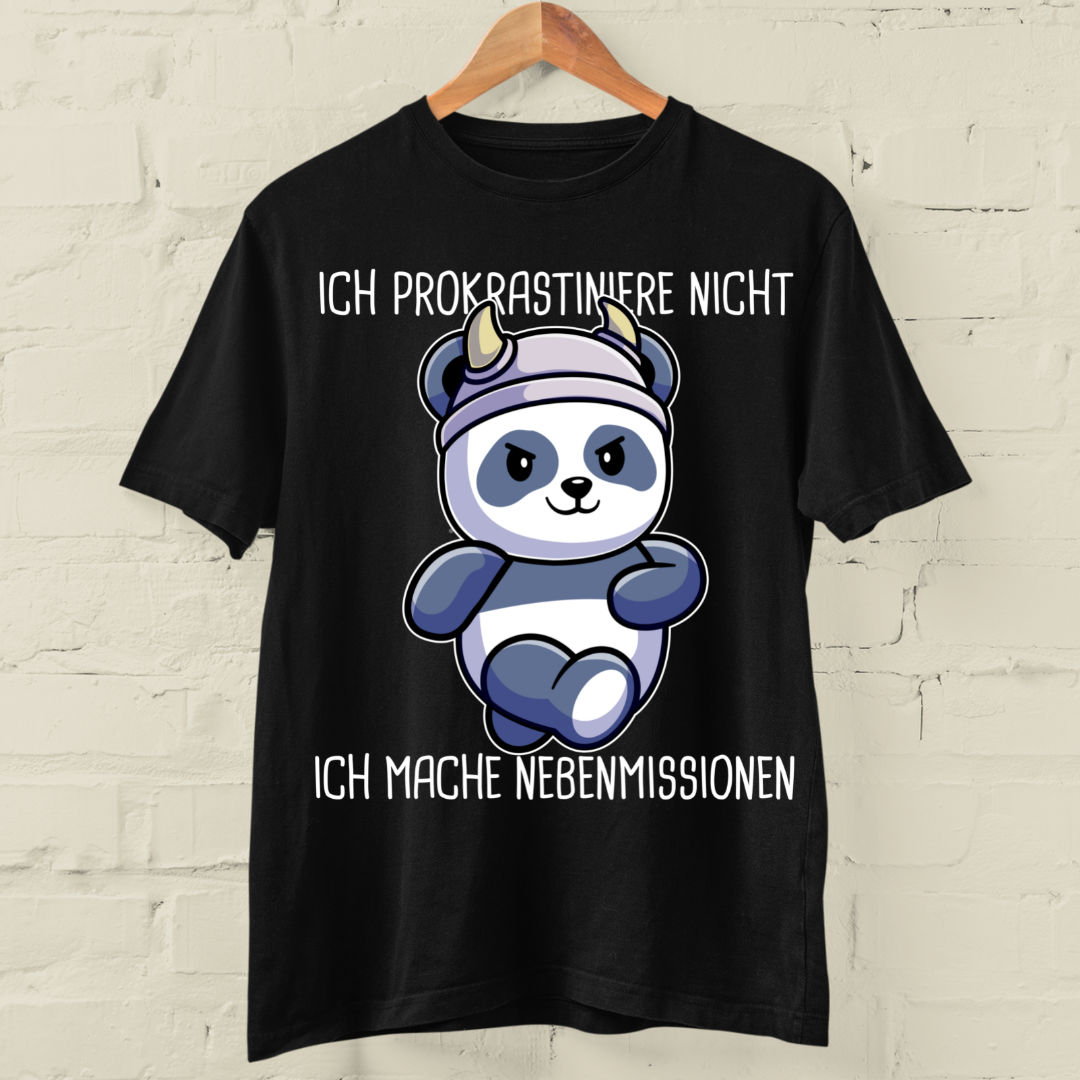 Nebenmissionen Panda - Shirt Unisex