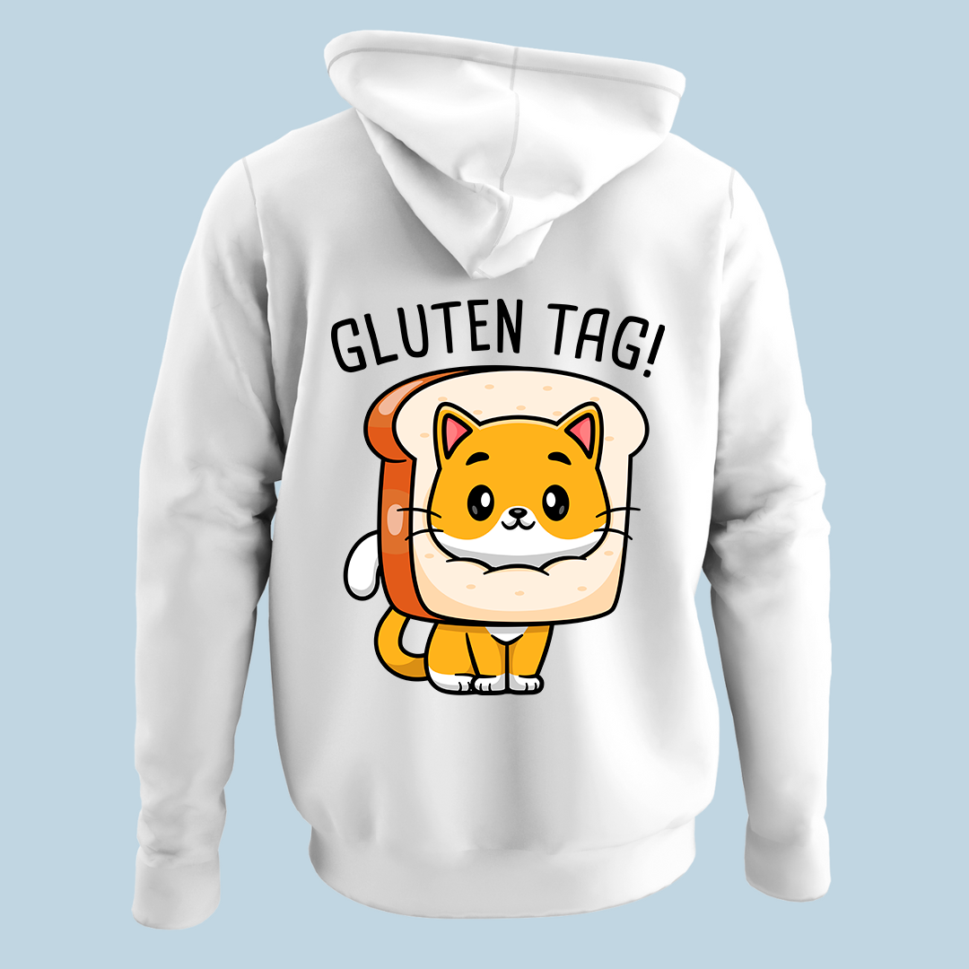 Gluten Tag - Hoodie Unisex Rückendruck