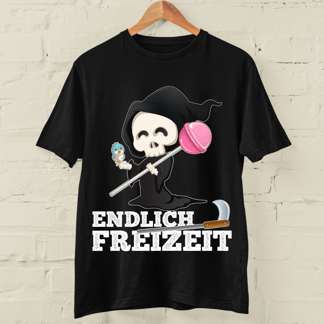 Freizeit Sensenmann - Shirt Unisex