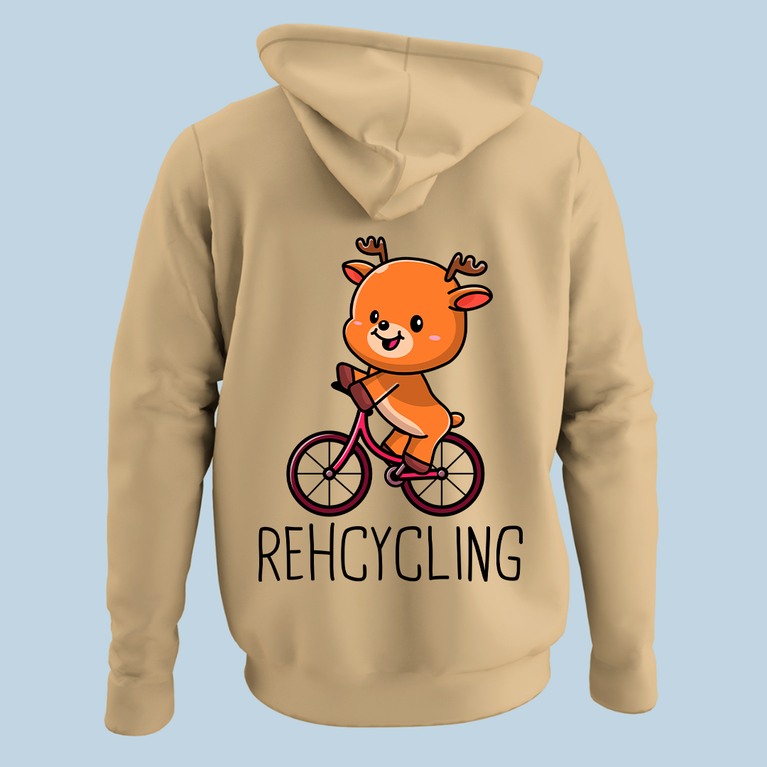 Rehcycling - Hoodie Unisex Rückendruck