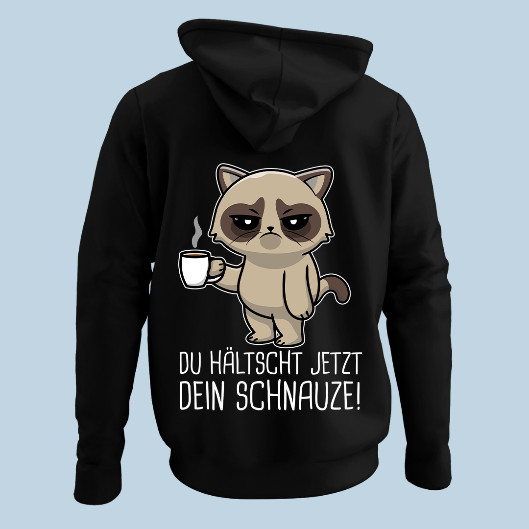 Schnauze - Hoodie Unisex Rückendruck