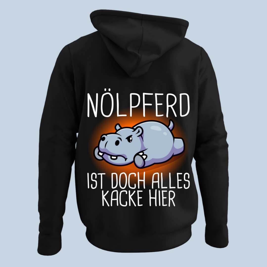 Nölpferd - Hoodie Unisex Rückendruck