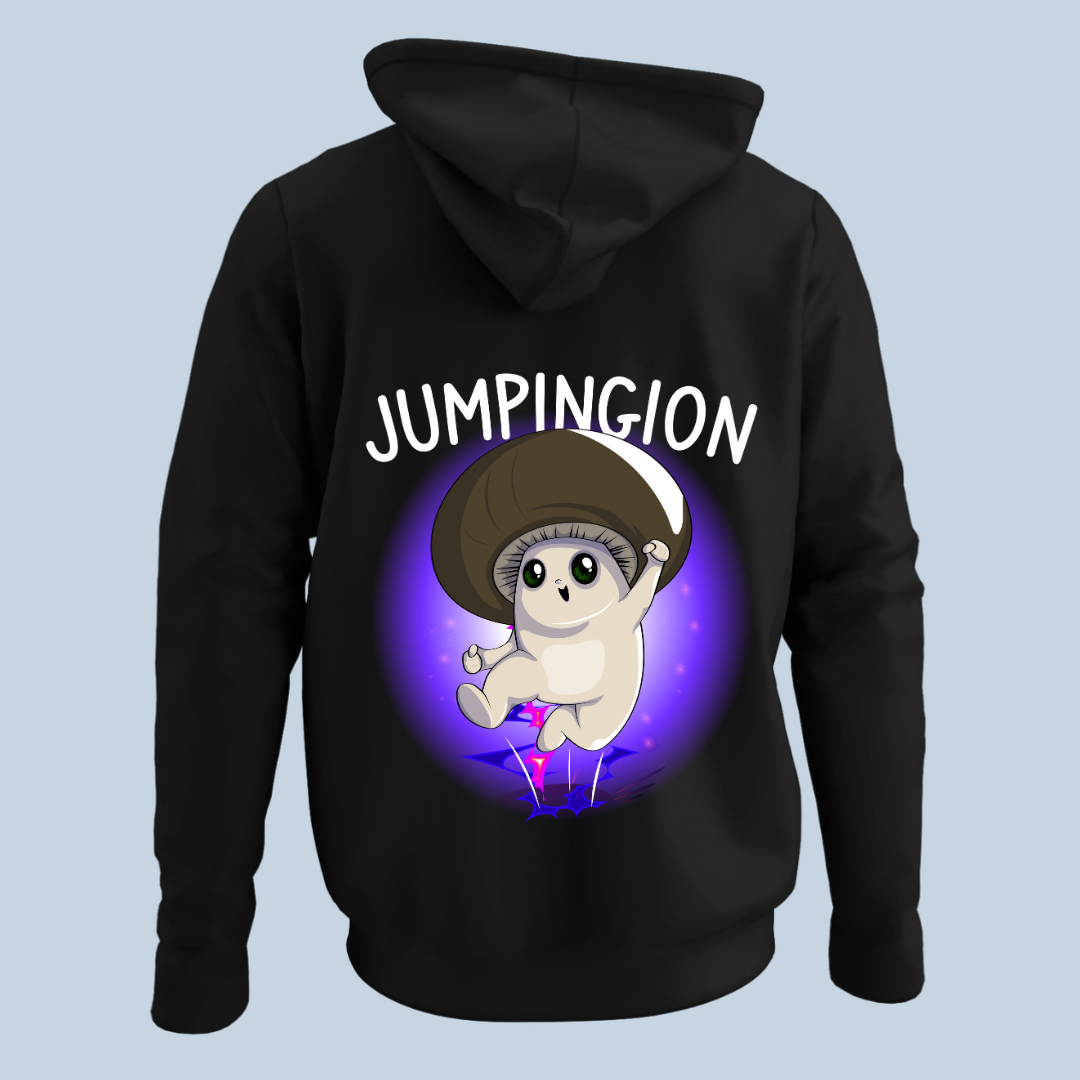 Jumpingion - Hoodie Unisex Rückendruck