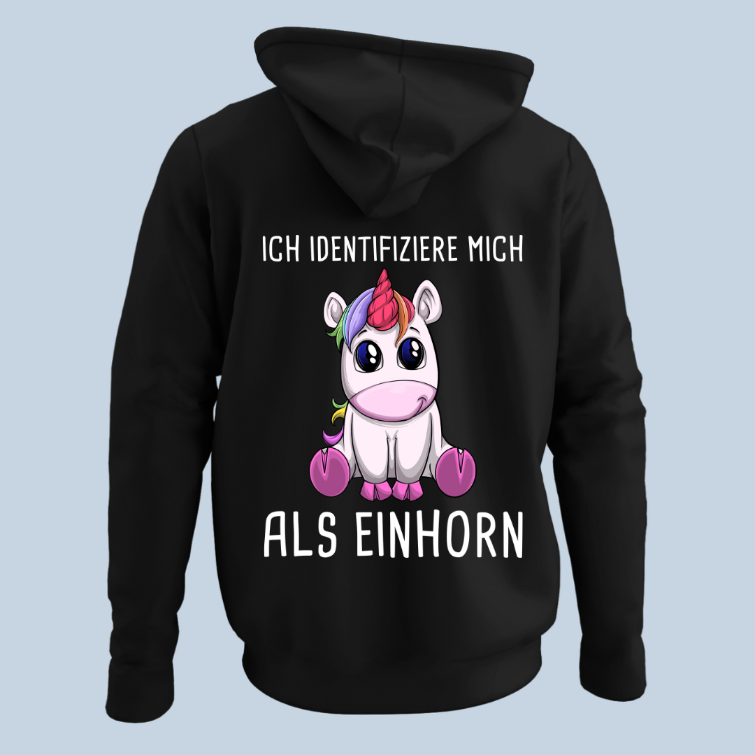 Identifiziere Einhorn - Hoodie Unisex