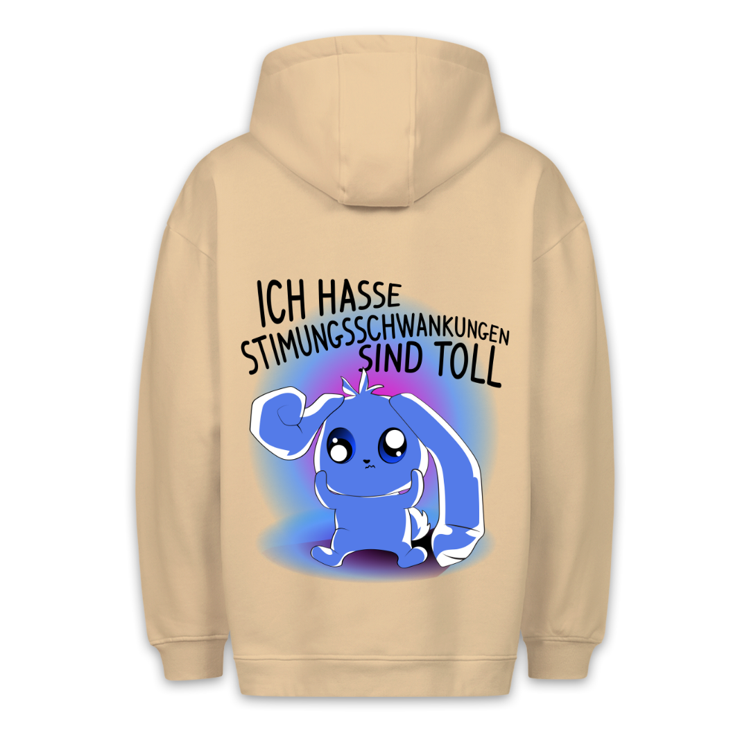 Schwankungen Hase - Hoodie Unisex Rückendruck