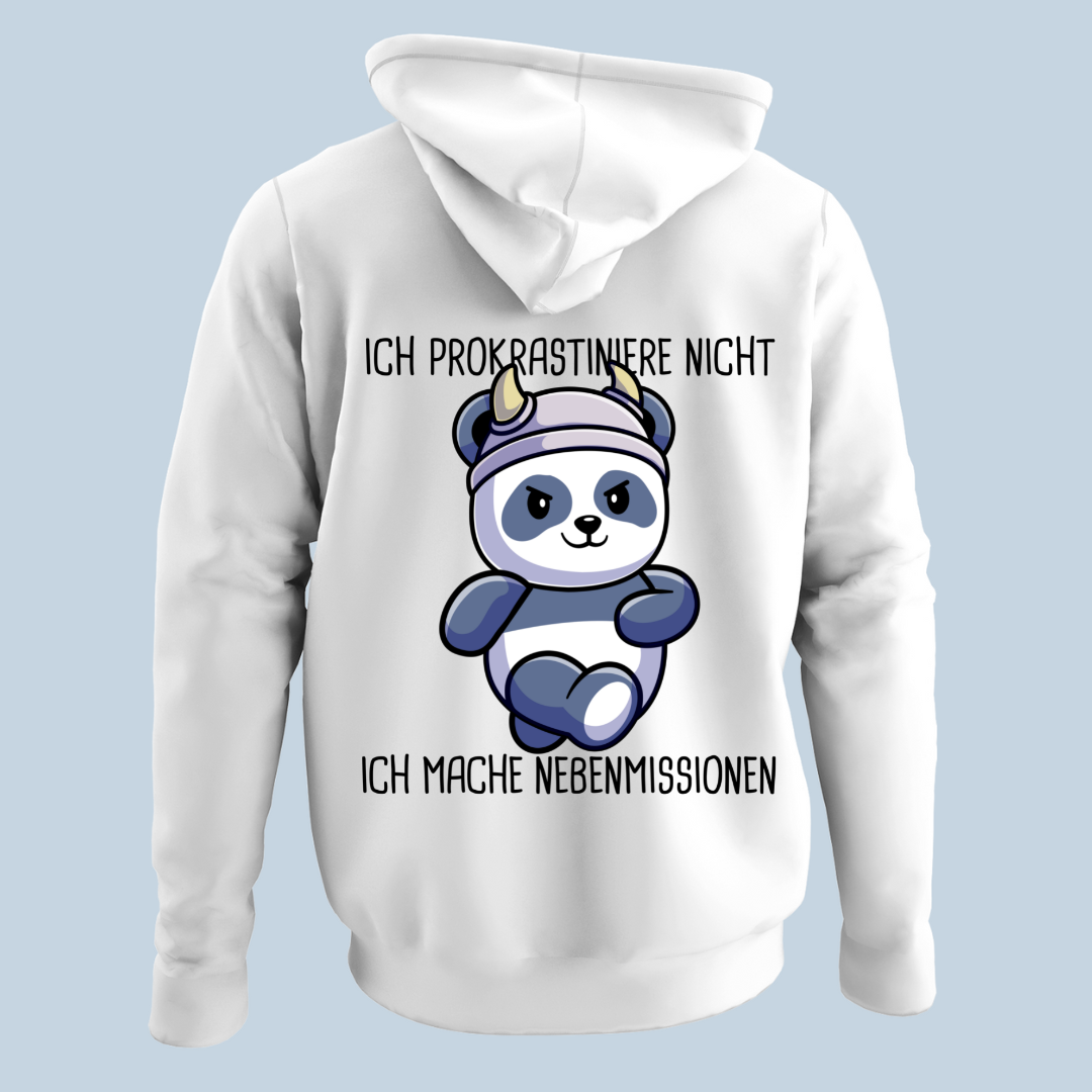 Nebenmissionen Panda - Hoodie Unisex Rückendruck