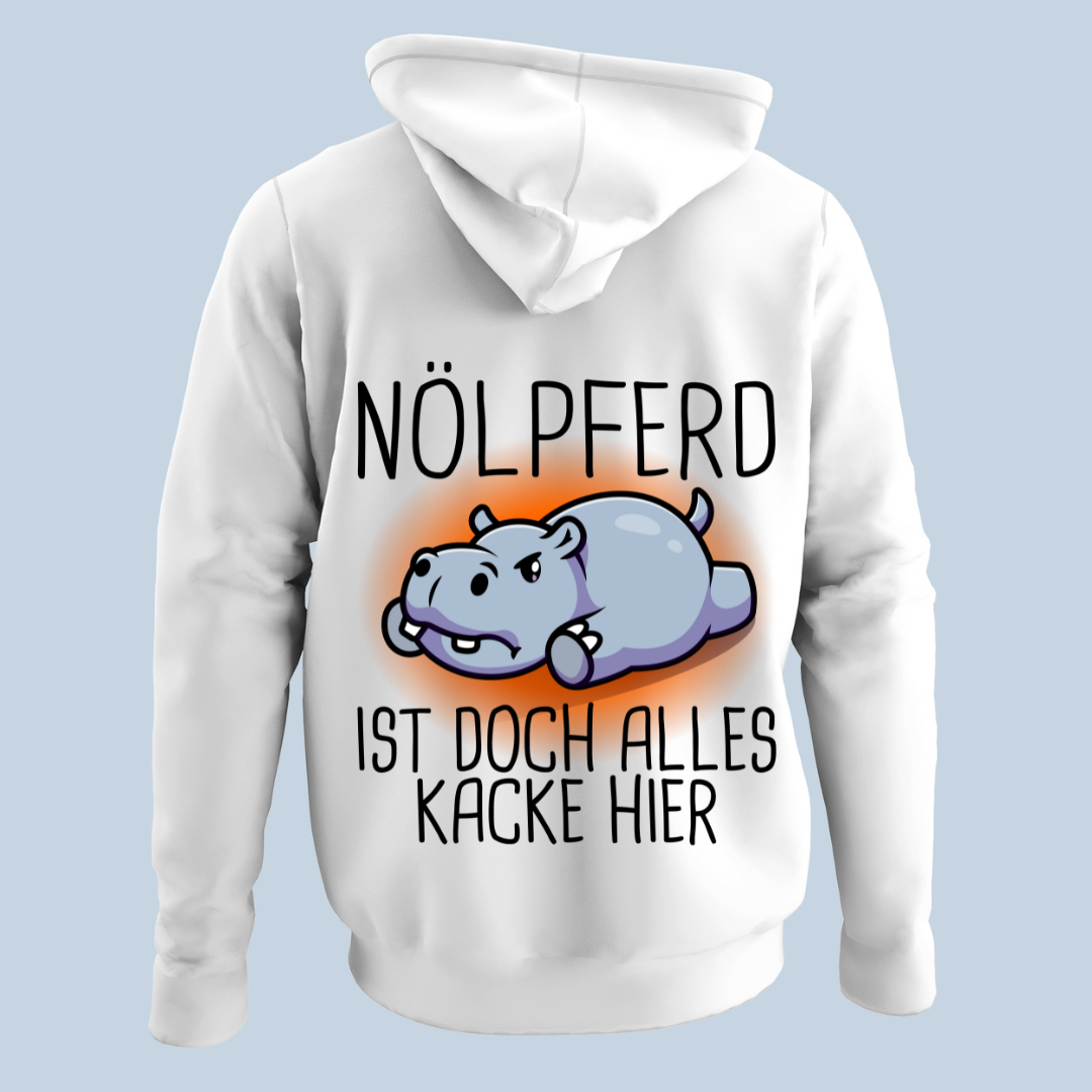 Nölpferd - Hoodie Unisex Rückendruck
