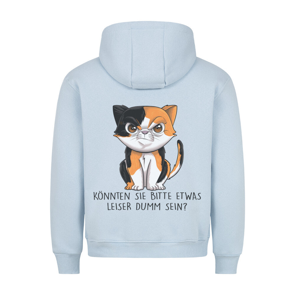 Leise Böse Katze - Hoodie Unisex Rückendruck