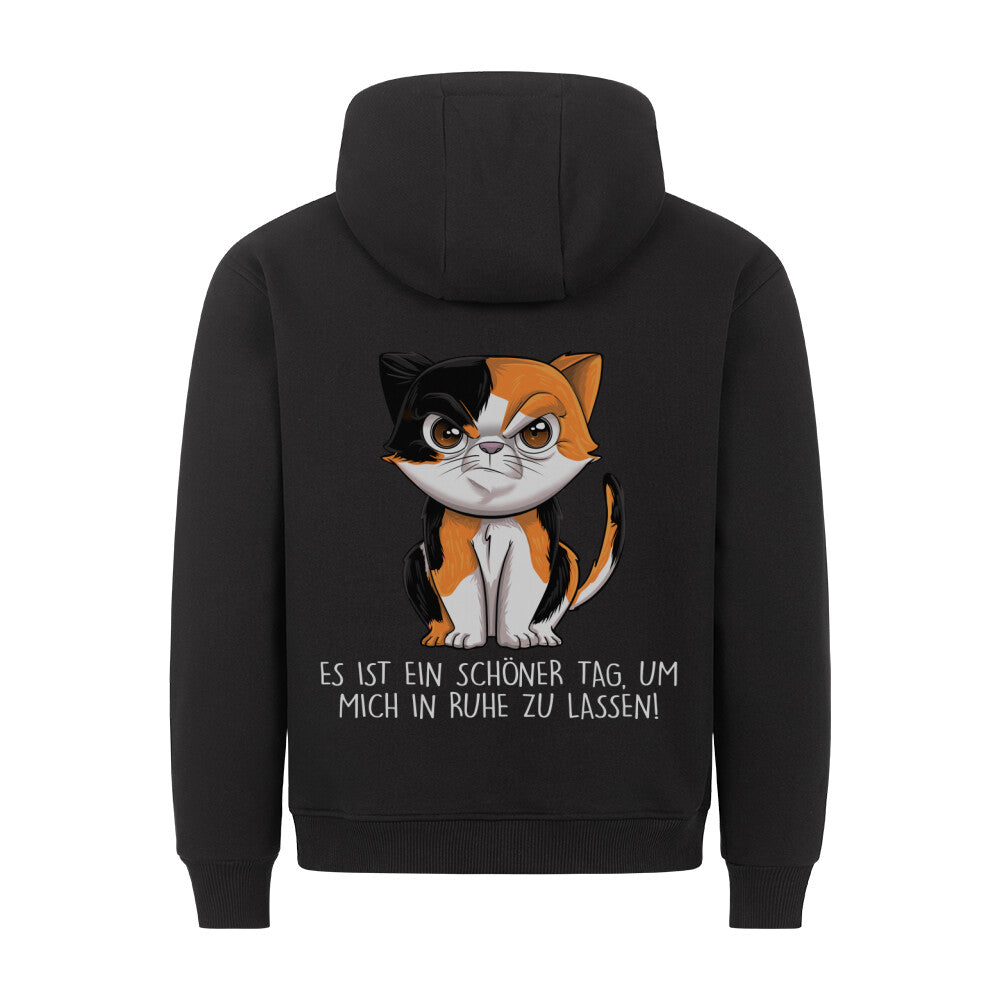 Ruhe Böse Katze - Hoodie Unisex Rückendruck