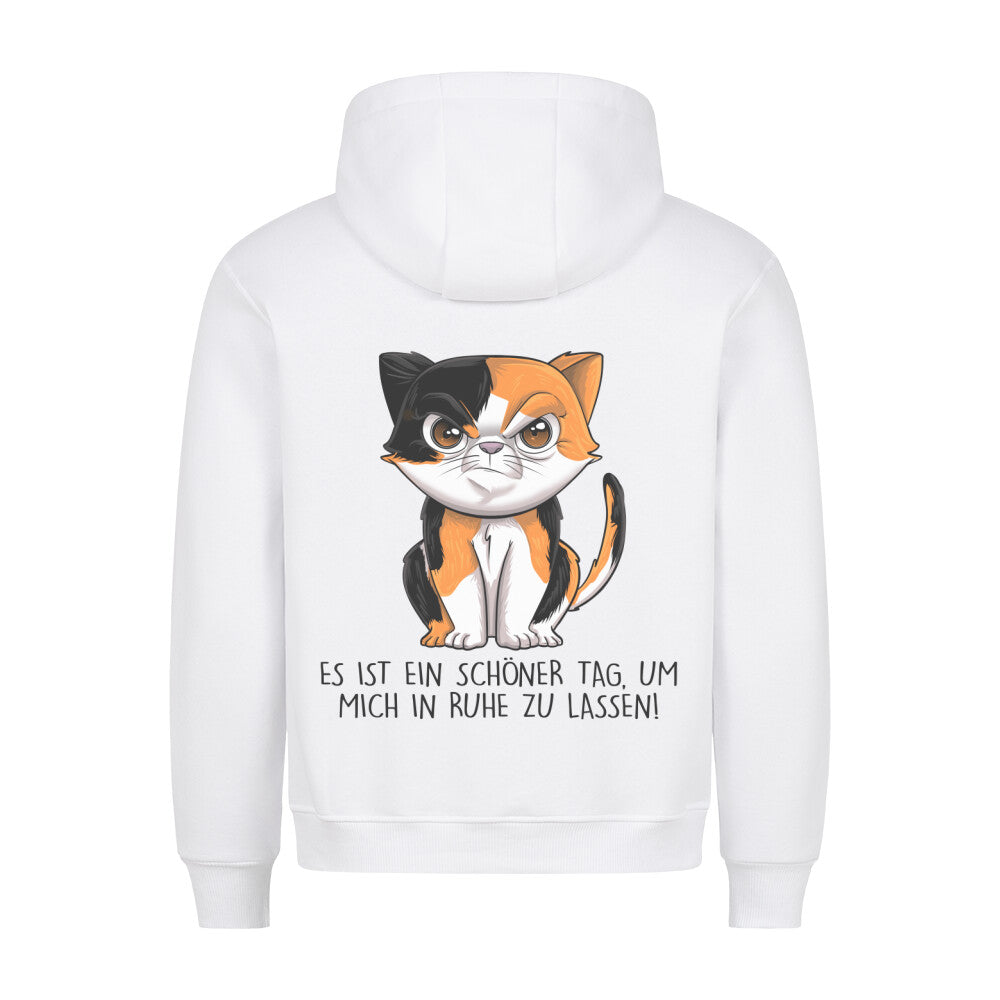 Ruhe Böse Katze - Hoodie Unisex Rückendruck
