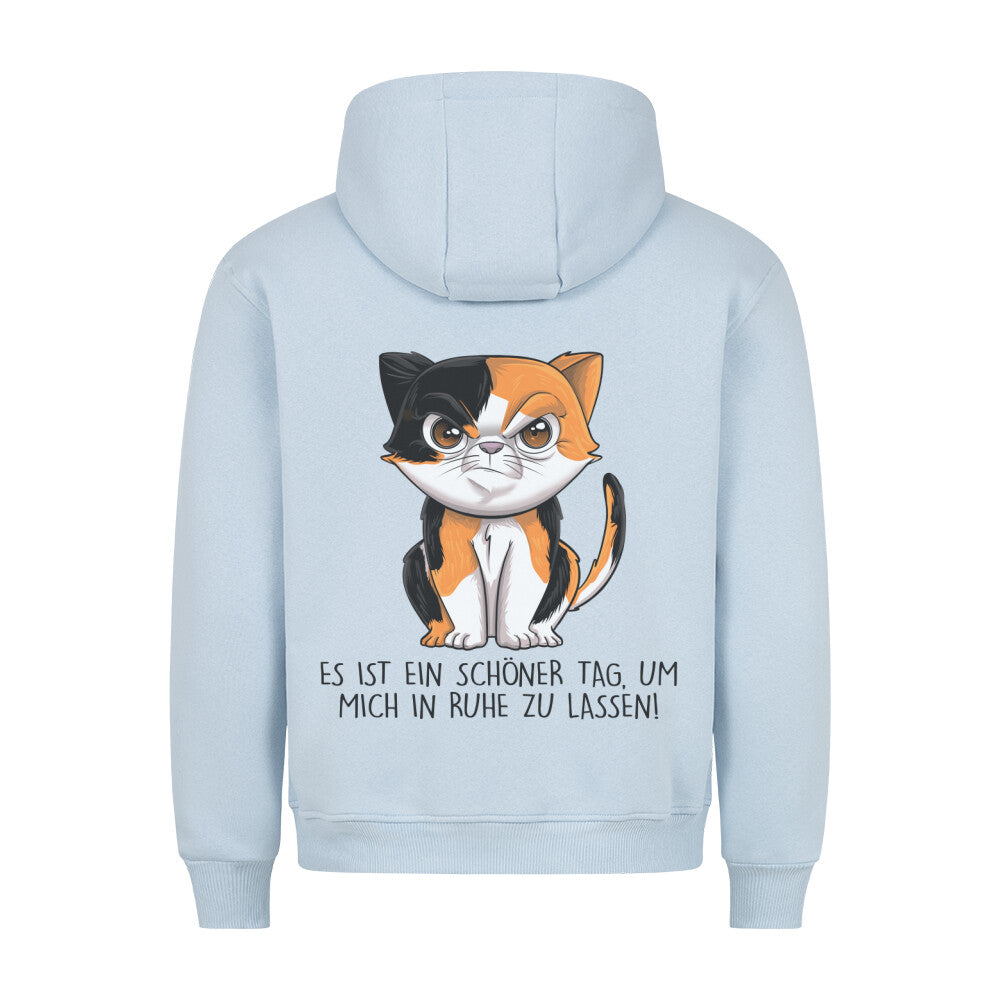Ruhe Böse Katze - Hoodie Unisex Rückendruck