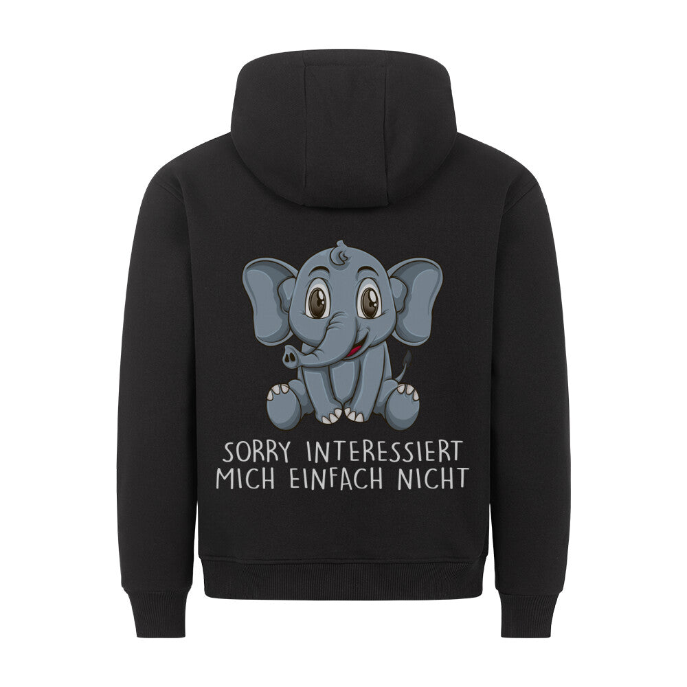 Sorry Elefant - Hoodie Unisex Rückendruck