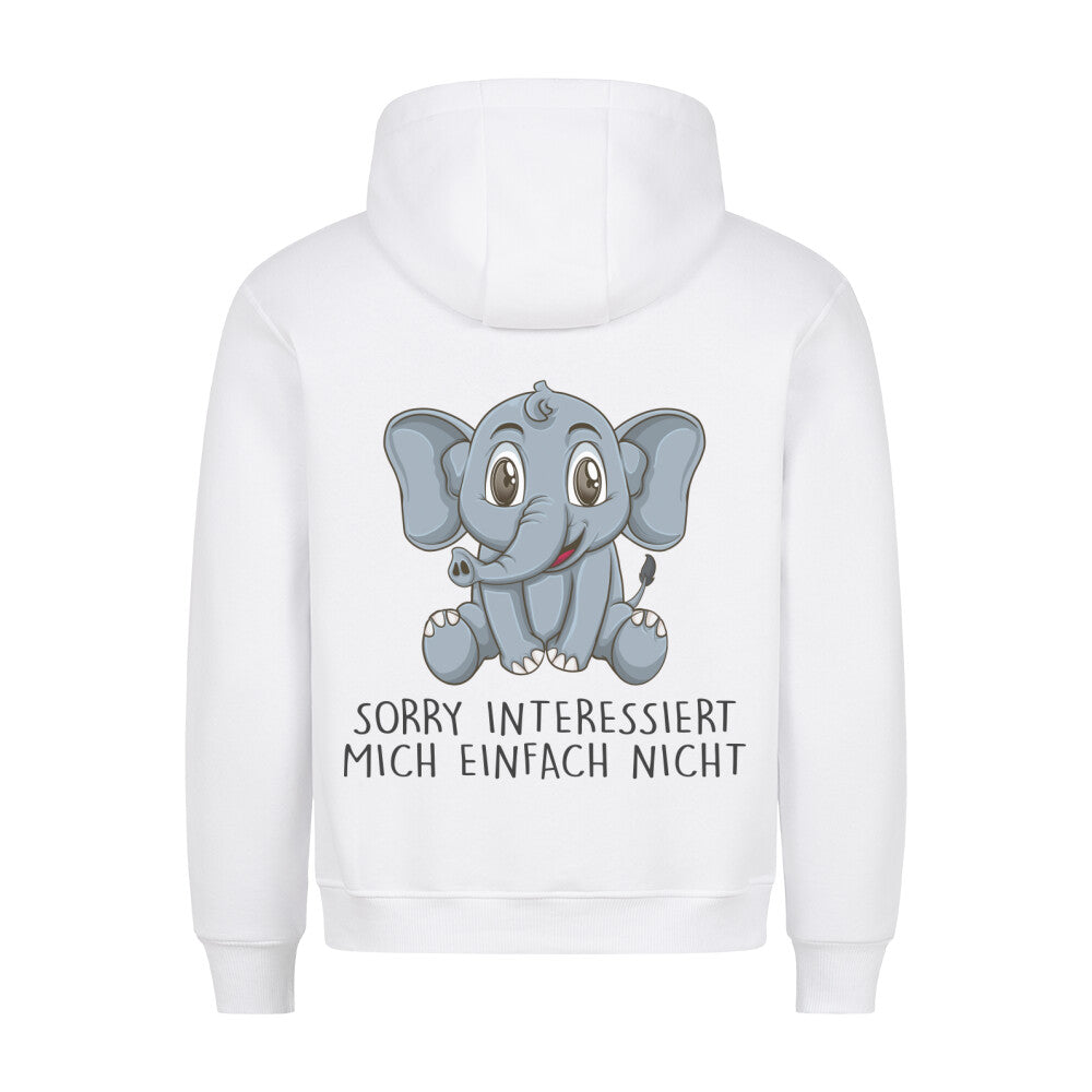 Sorry Elefant - Hoodie Unisex Rückendruck