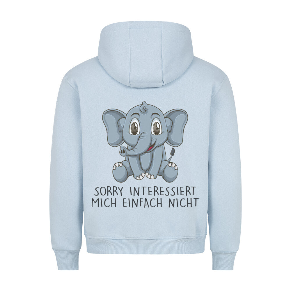 Sorry Elefant - Hoodie Unisex Rückendruck