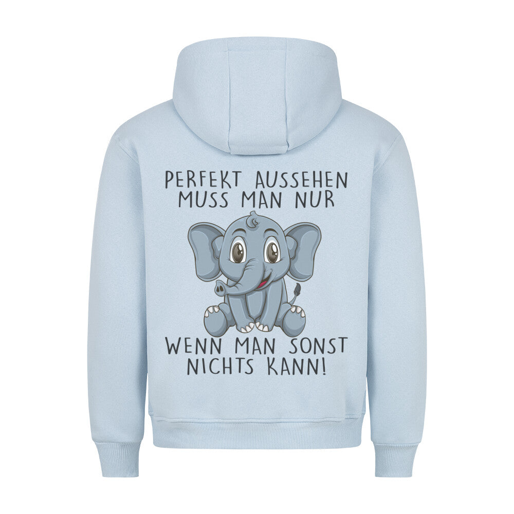 Perfekt Elefant - Hoodie Unisex Rückendruck
