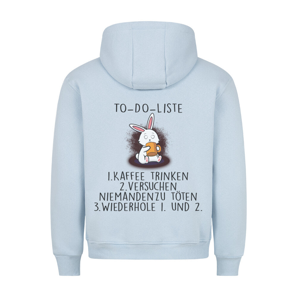 To-Do Bunny - Hoodie Unisex Rückendruck