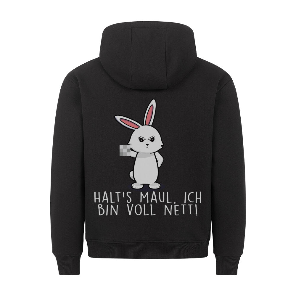 Voll Nett Bunny - Hoodie Unisex Rückendruck