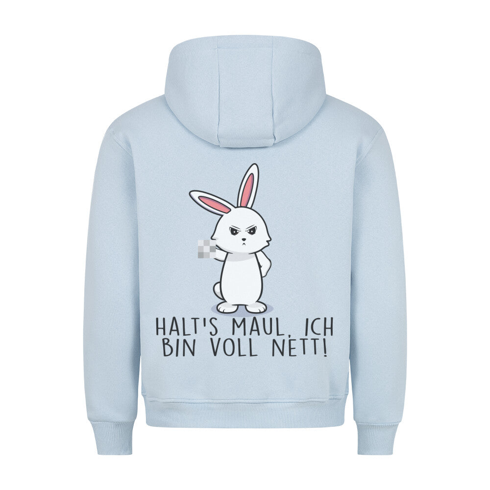 Voll Nett Bunny - Hoodie Unisex Rückendruck