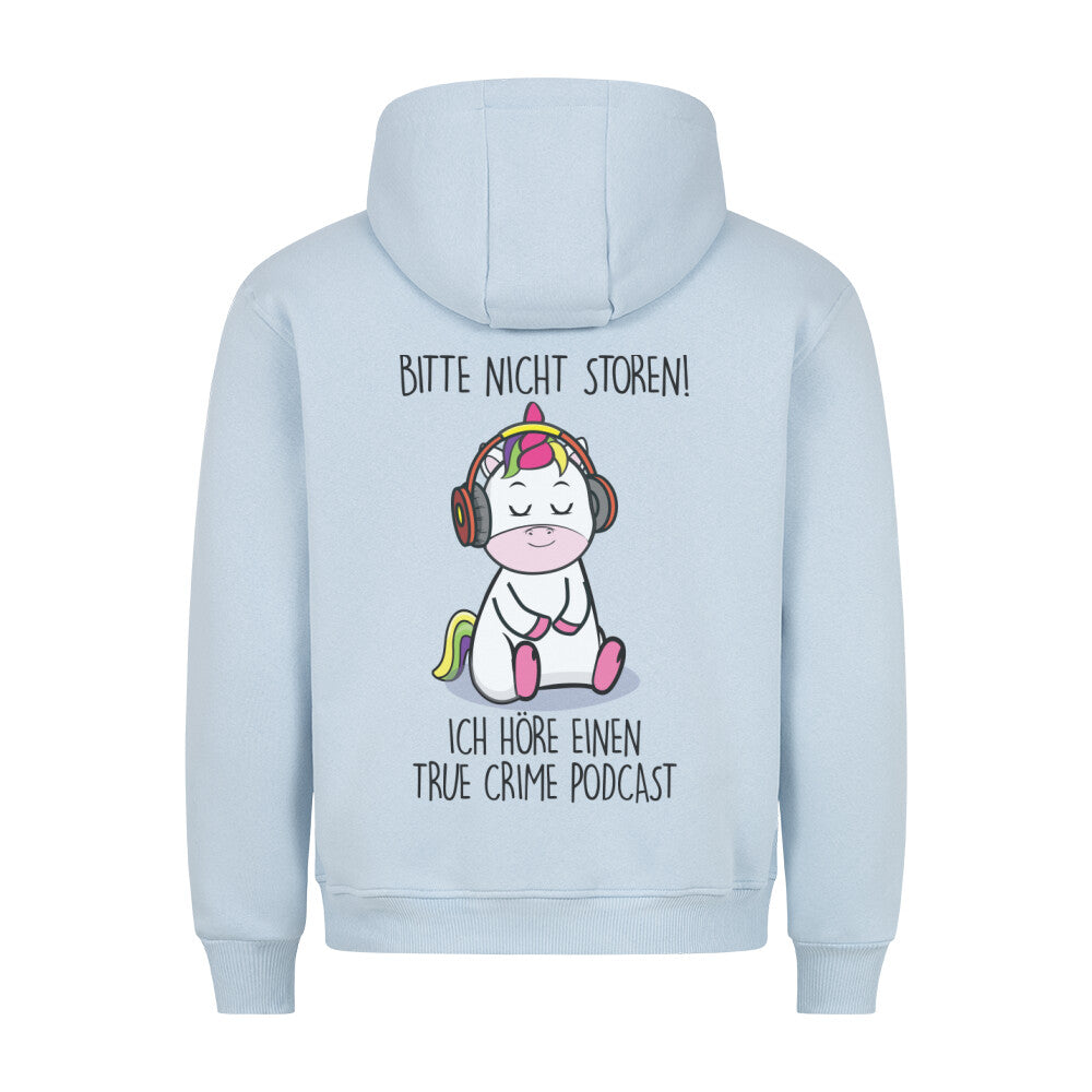 Podcast Cute Einhorn - Hoodie Unisex Rückendruck