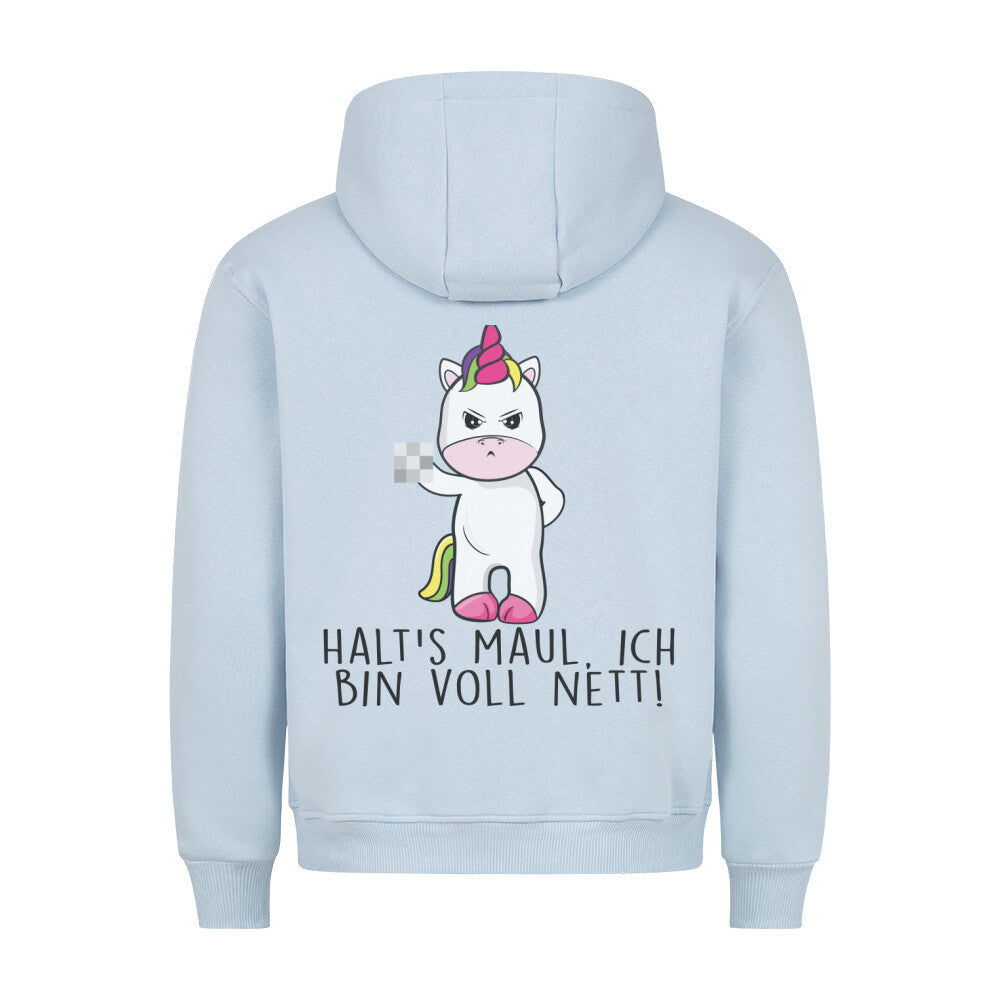 Voll Nett Cute Einhorn - Hoodie Unisex Rückendruck