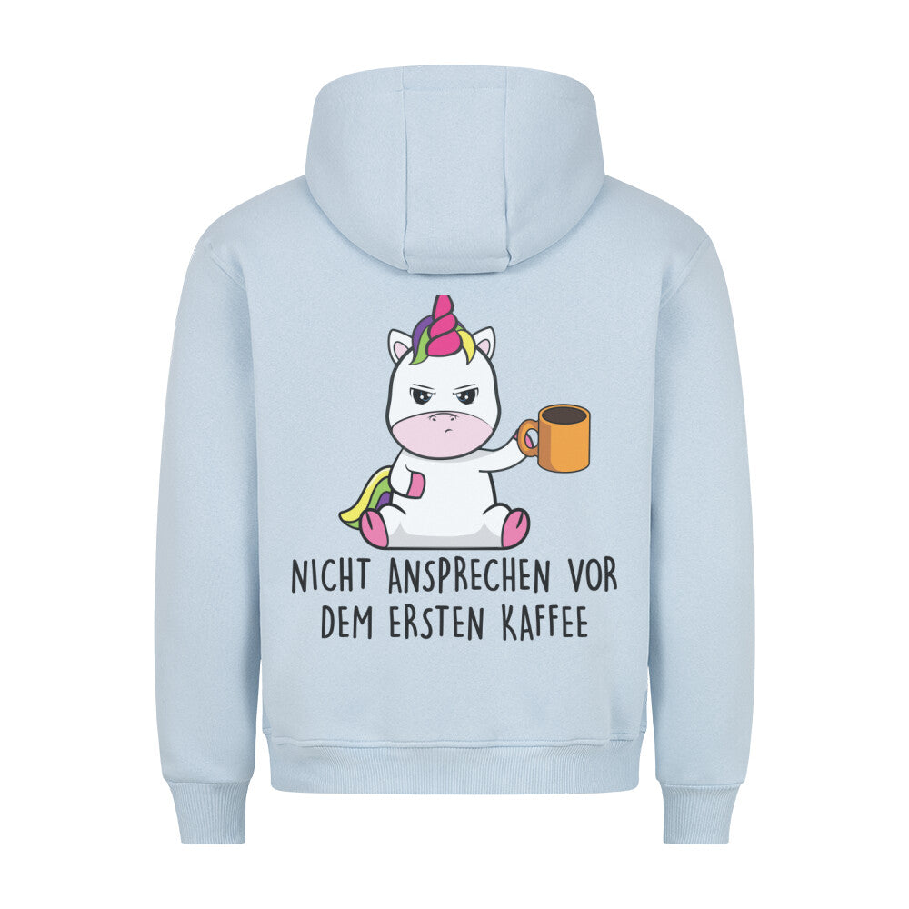 Ansprechen Cute Einhorn - Hoodie Unisex Rückendruck