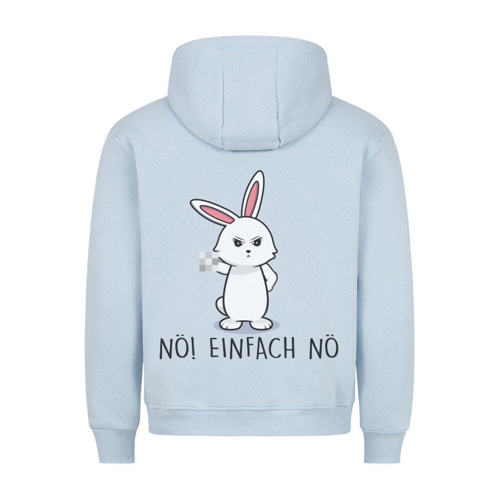 Nö Bunny - Hoodie Unisex Rückendruck
