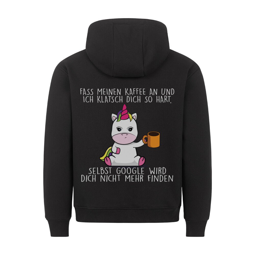 Google Cute Einhorn - Hoodie Unisex Rückendruck