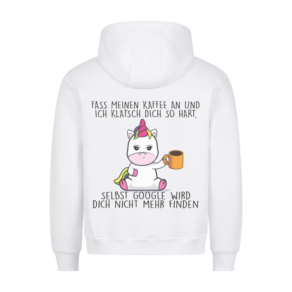 Google Cute Einhorn - Hoodie Unisex Rückendruck