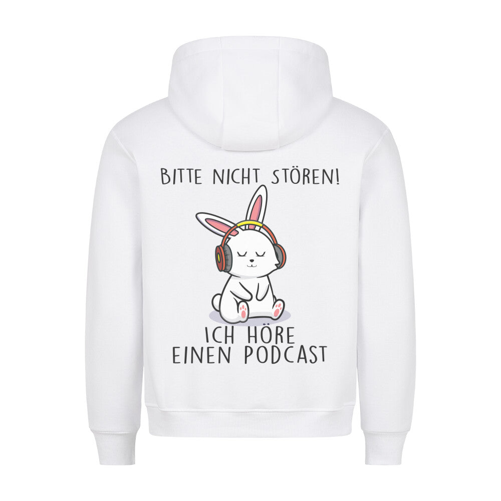 Nicht Stören Bunny - Hoodie Unisex Rückendruck