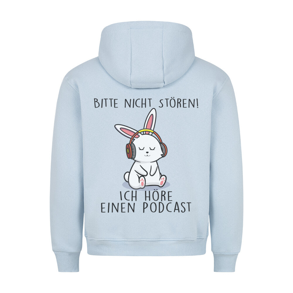 Nicht Stören Bunny - Hoodie Unisex Rückendruck